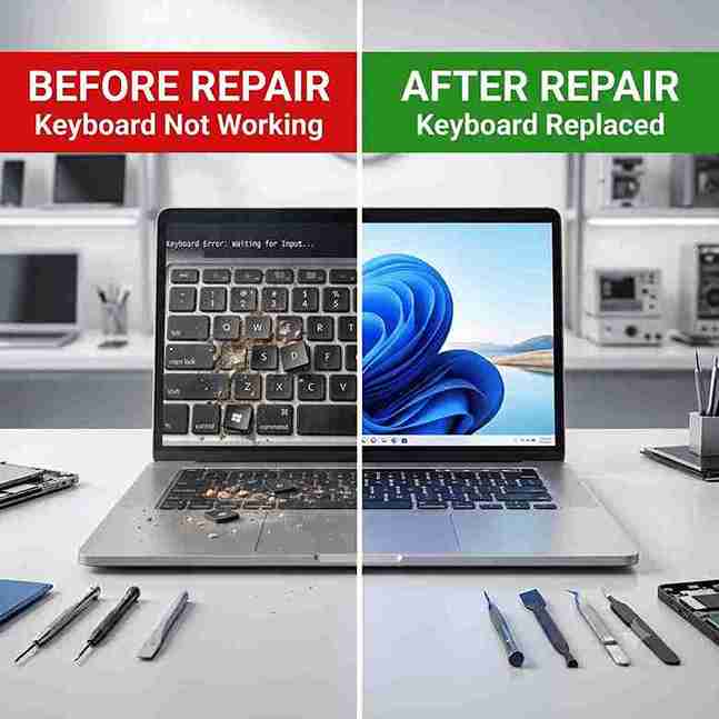 Xigox real repair result 1 — laptop computer repair Mumbai