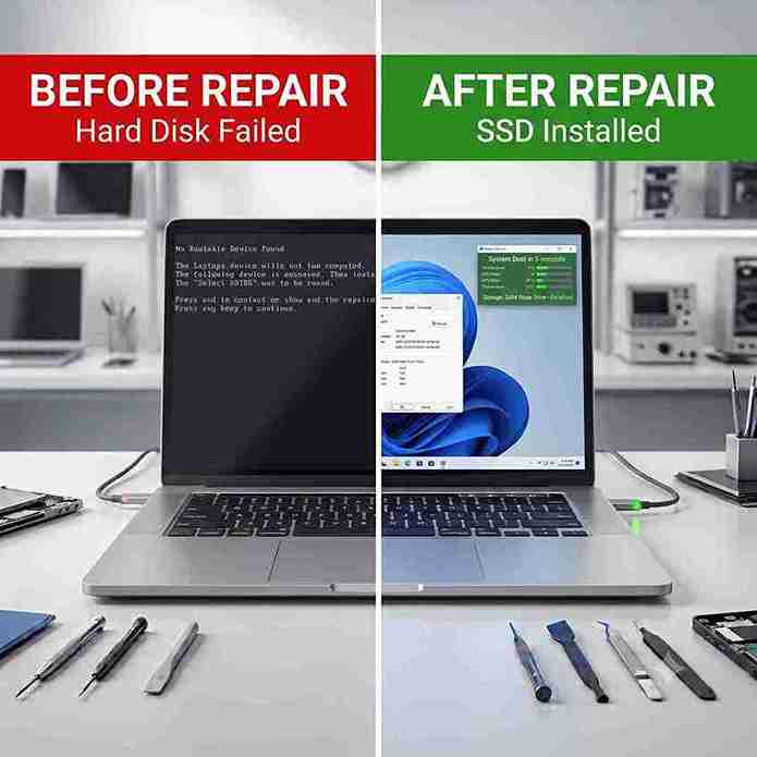 Xigox real repair result 10 — laptop computer repair Mumbai
