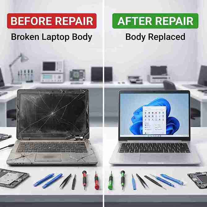 Xigox real repair result 2 — laptop computer repair Mumbai