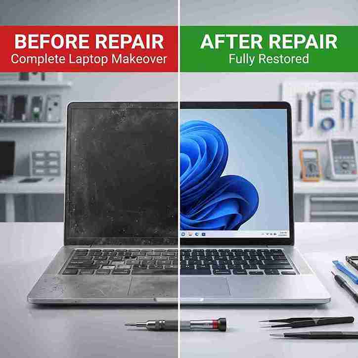 Xigox real repair result 3 — laptop computer repair Mumbai