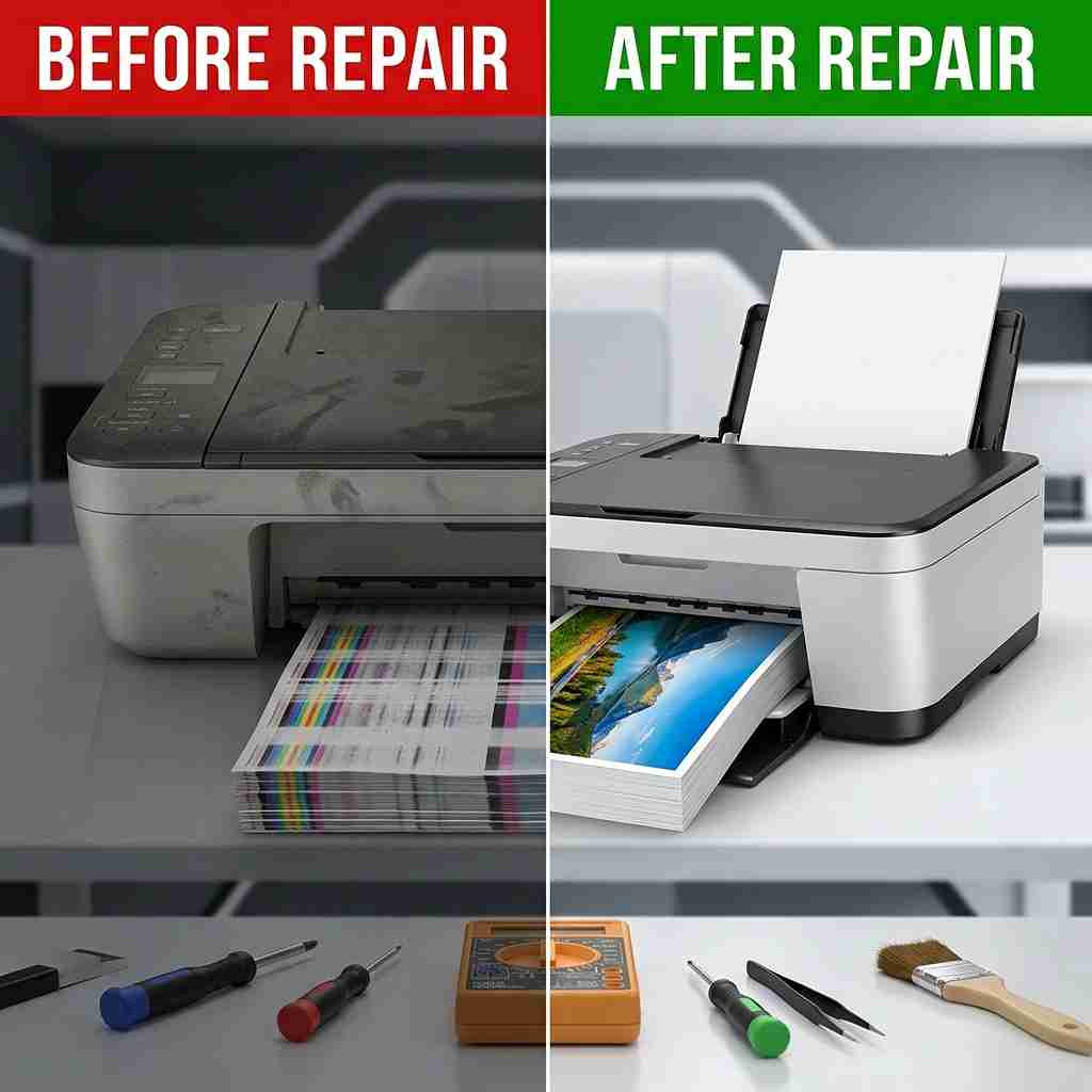 Xigox real repair result 12 — printer repair Mumbai